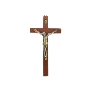 Vintage Wooden Metal Wall Cross